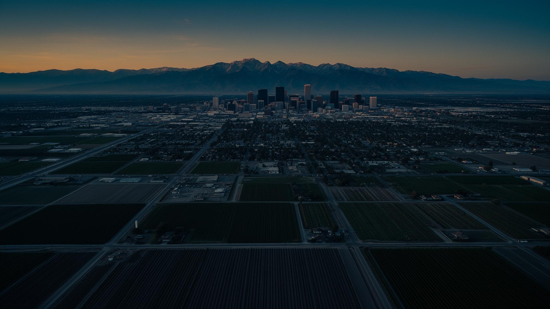 Fresno, CA skyline