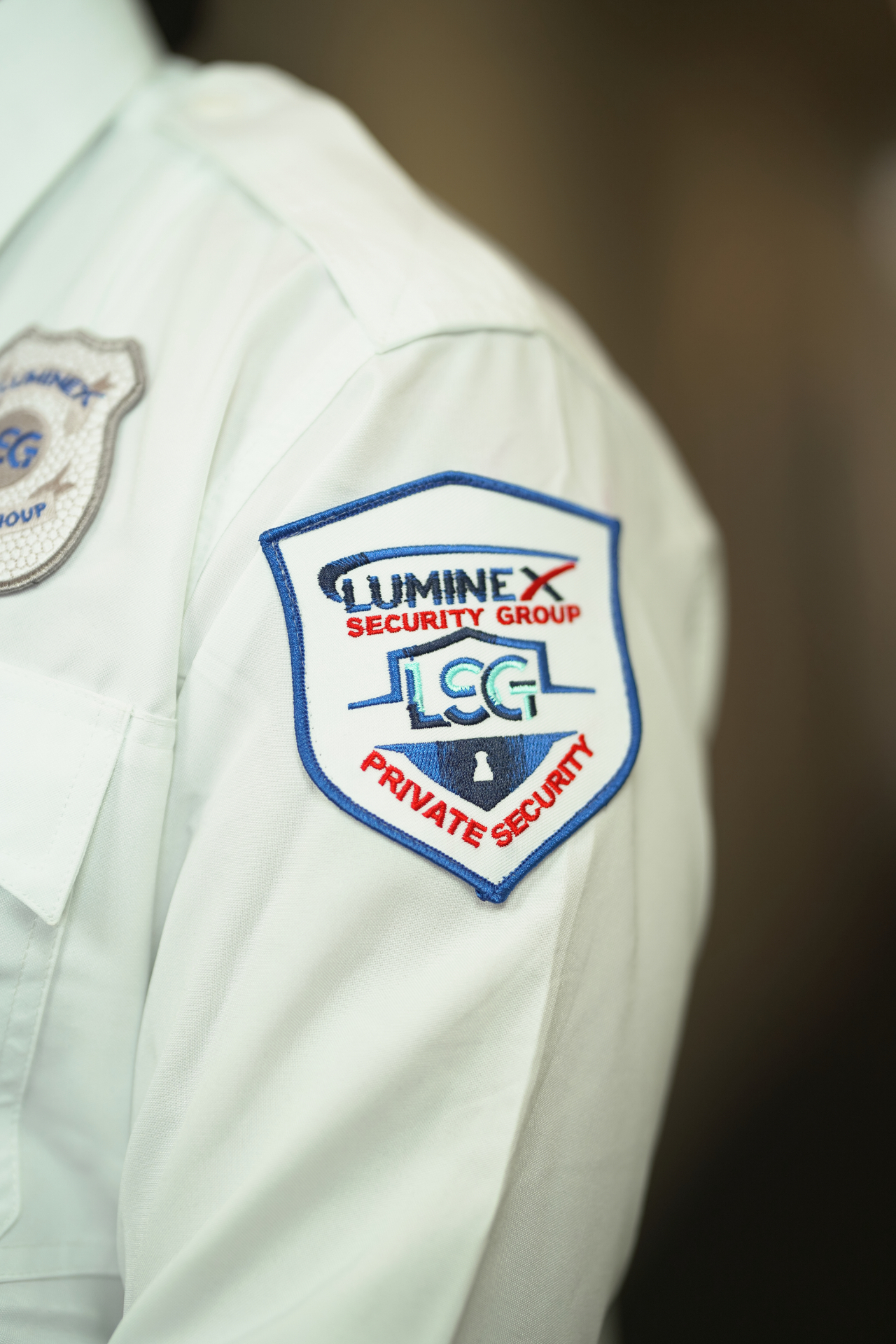 Luminex Security Group embroidered patch detail