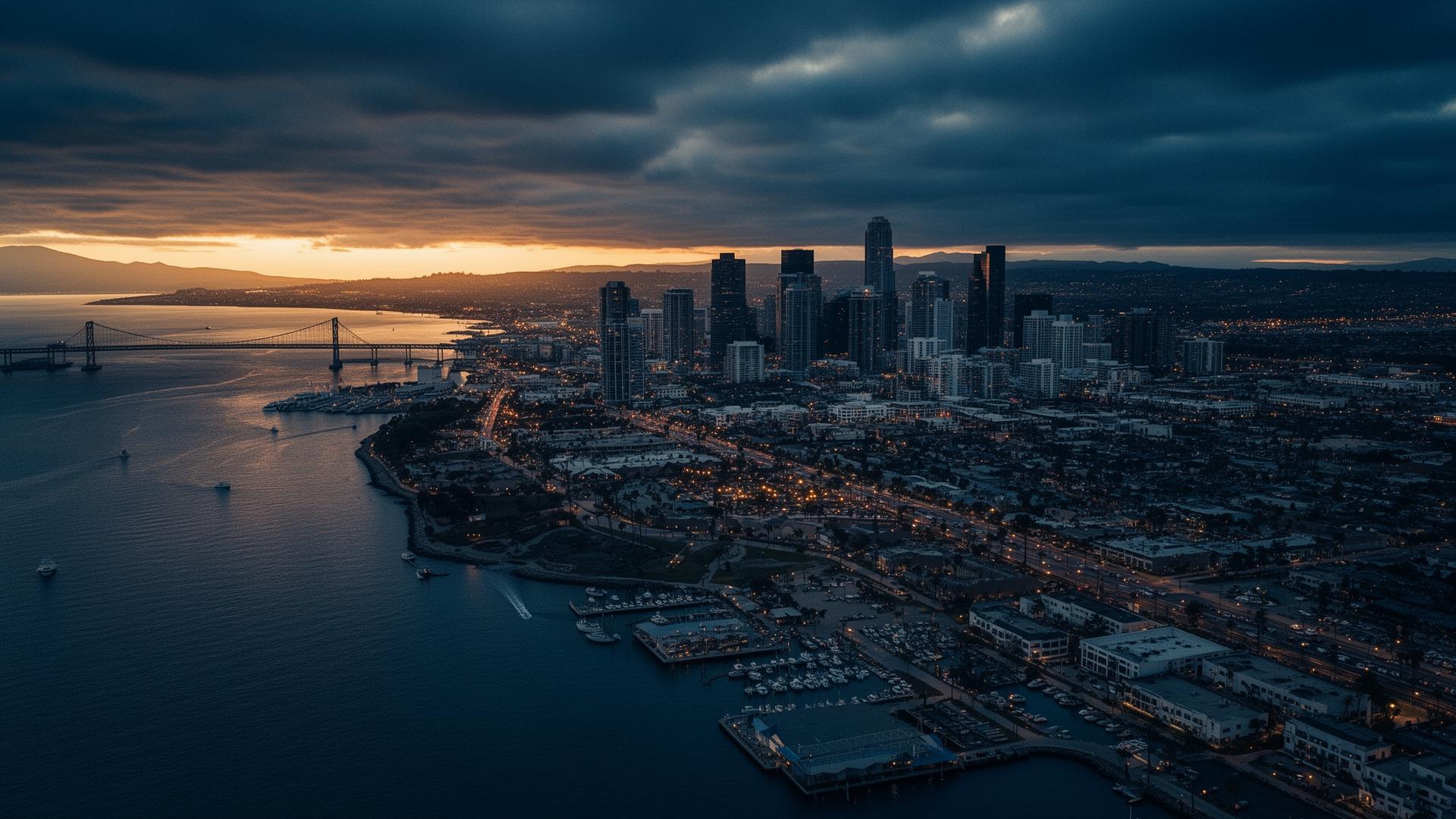 San Diego, CA skyline
